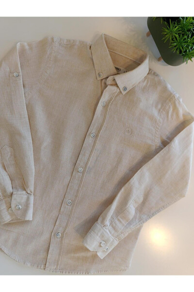 BOYS' STRIPED SHIRT GK2494 - 3