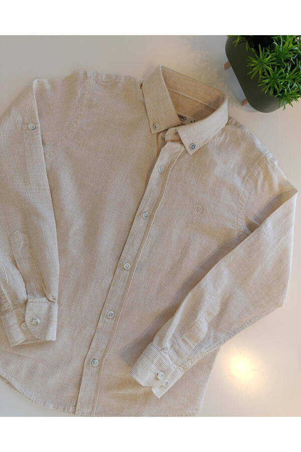 BOYS' STRIPED SHIRT GK2494 - 4