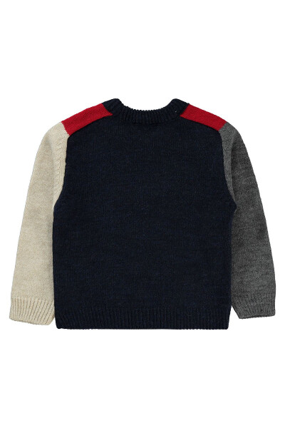 Boys' Sweater 2-5 Years Navy Blue - 7