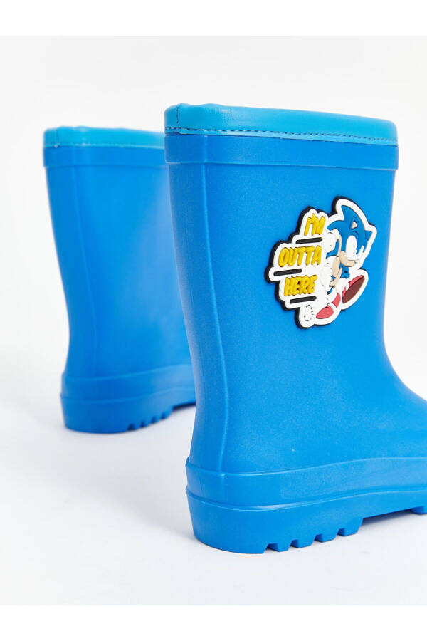 Boys' waterproof rain boots. - 4