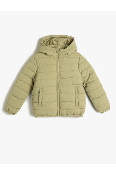 Boys' Winter Jacket 4WKB20032TW Brown - 1