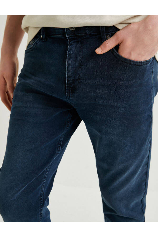 Brad Jean 4sam40039nd740 Koyu Indigo Erkek Jean Pantolon - 17