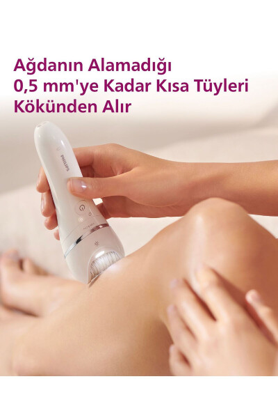 BRE700/05 Epilator (Face+Underarm+Bikini Area+Leg) Wet-Dry, Illuminated, Cordless - 3