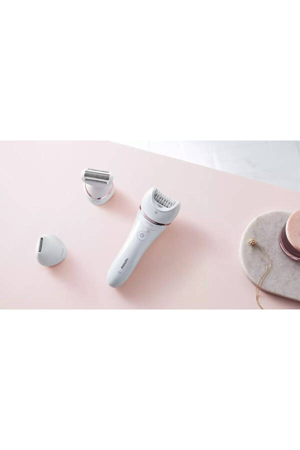 BRE720/05 Epilator (Face+Underarms+Bikini Area+Legs) Wet & Dry, Illuminated, Cordless - 19