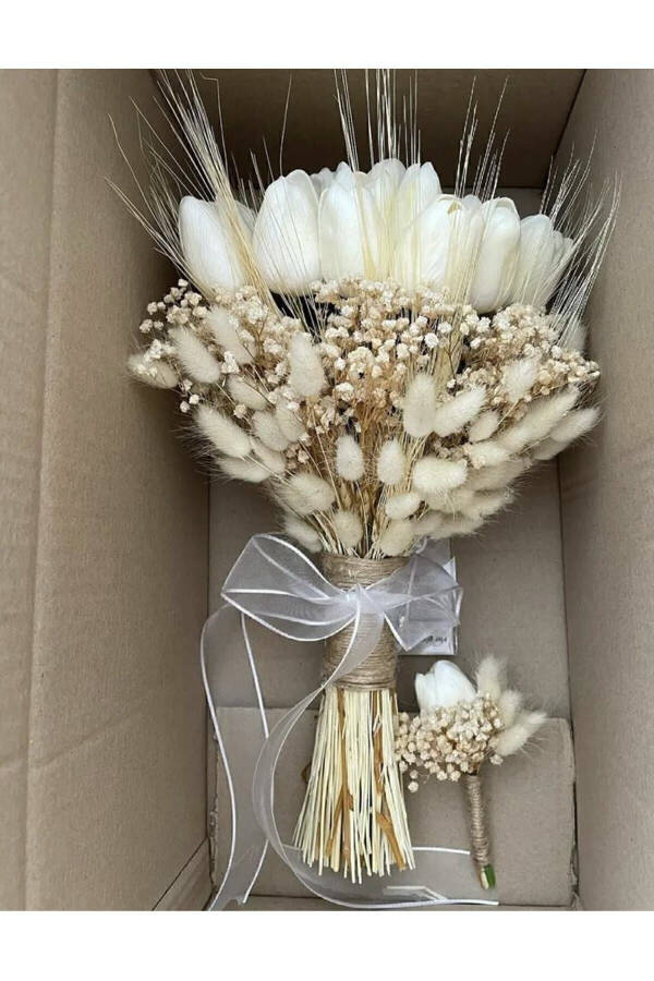 Bridal Bouquet with Groom's Boutonniere - 15