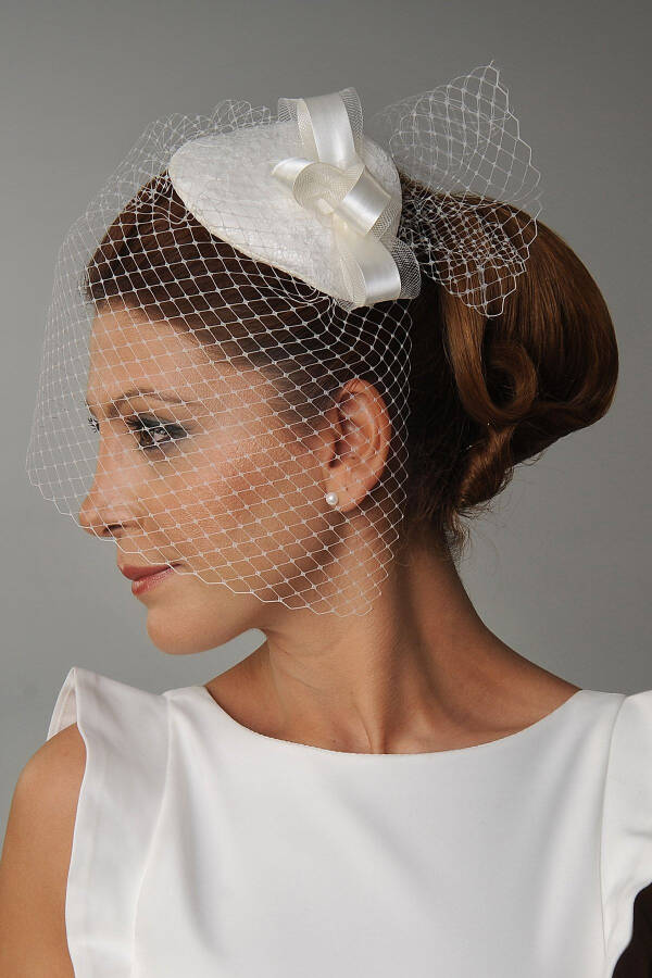 Bridal Wedding Hat - 1