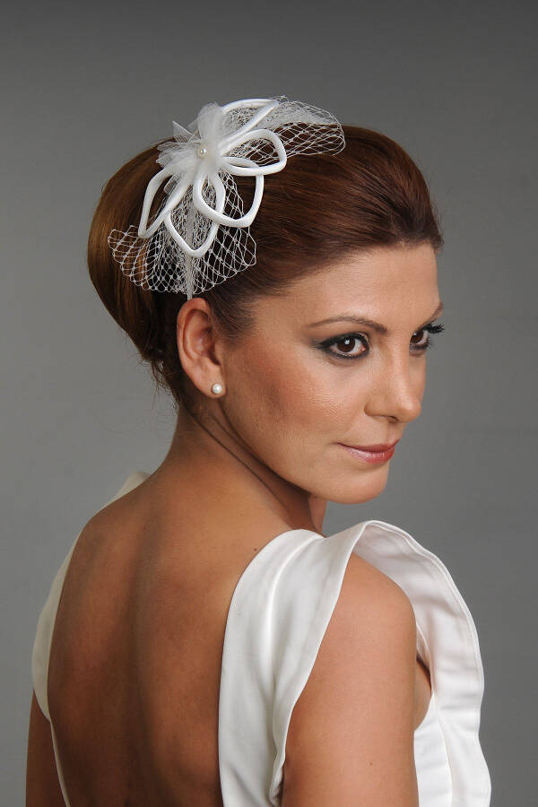 Bridal Wedding Hat - 1