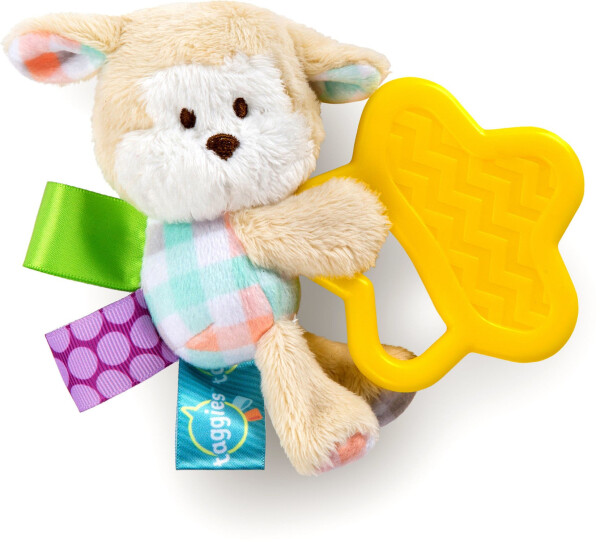 Bright Starts Cute Plush Teether Friend - Bunny - 1