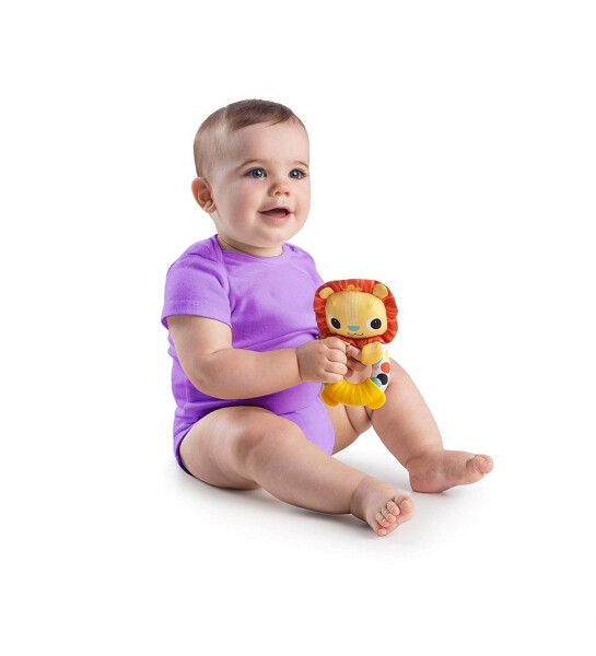 Bright Starts Cute Rattle & Teether My Lion Friend - 1