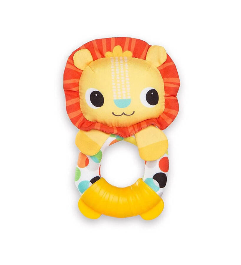 Bright Starts Cute Rattle & Teether My Lion Friend - 2