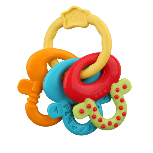 Bright Starts License To Drool Key Chain Teether - 10