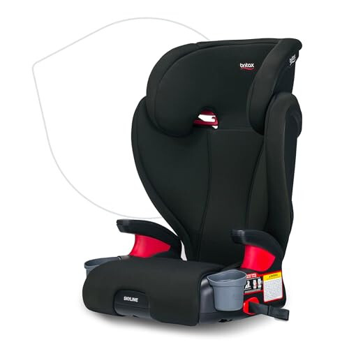 Britax Skyline 2 bosqichli kamar holatida o'rnatilgan kuchaytirgich avtomobil o'rindig'i, Dusk - yuqori orqa va orqasiz o'rindiq - 1