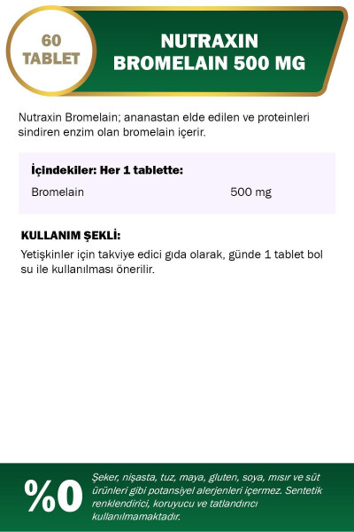 Bromelain 500 Mg 60 Tablet - 2