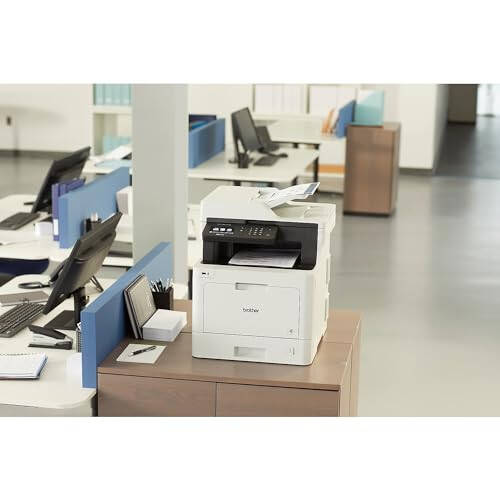 Brother Printer MFCL8610CDW Business Color Laser All-in-One with Duplex Printing and Wireless Networking - 8