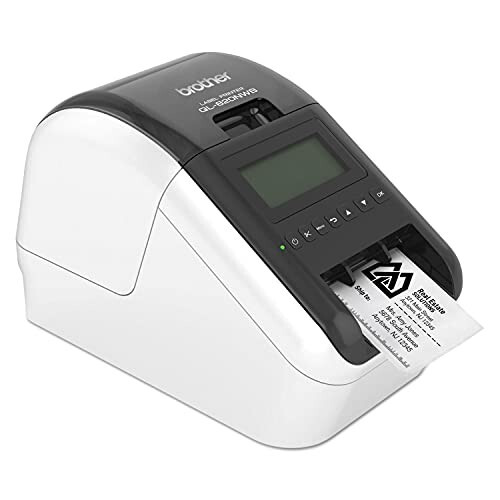 Brother QL820NWB Direct Thermal Printer - Monochrome - Handheld - Label Print - 3