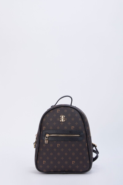 Brown Black Monogram Women's Backpack 05PO22Y1541 - 2