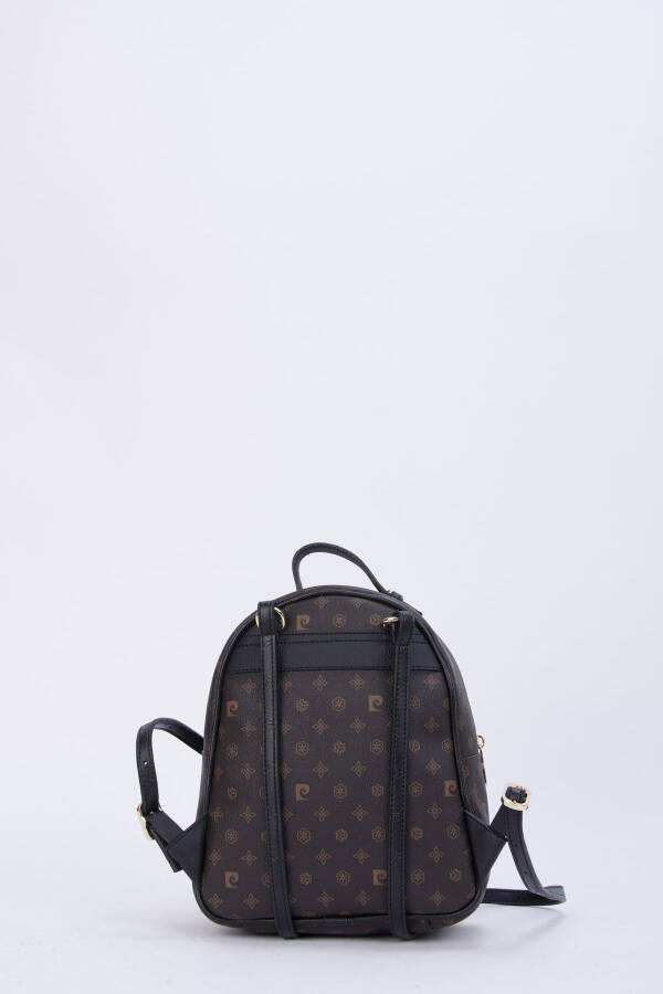 Brown Black Monogram Women's Backpack 05PO22Y1541 - 5