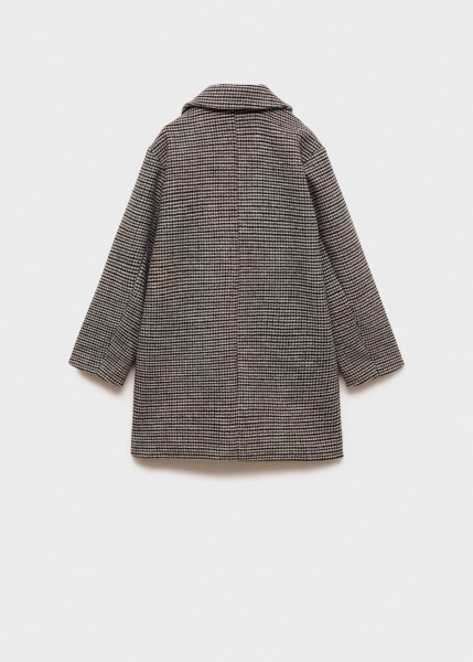 Brown herringbone coat - 8