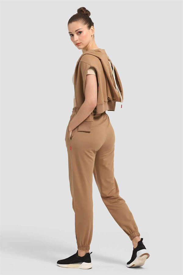 Brown Jogger Sweatpants - 3