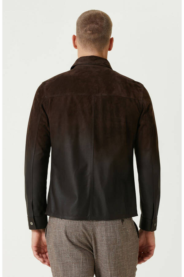 Brown Leather Coat - 22