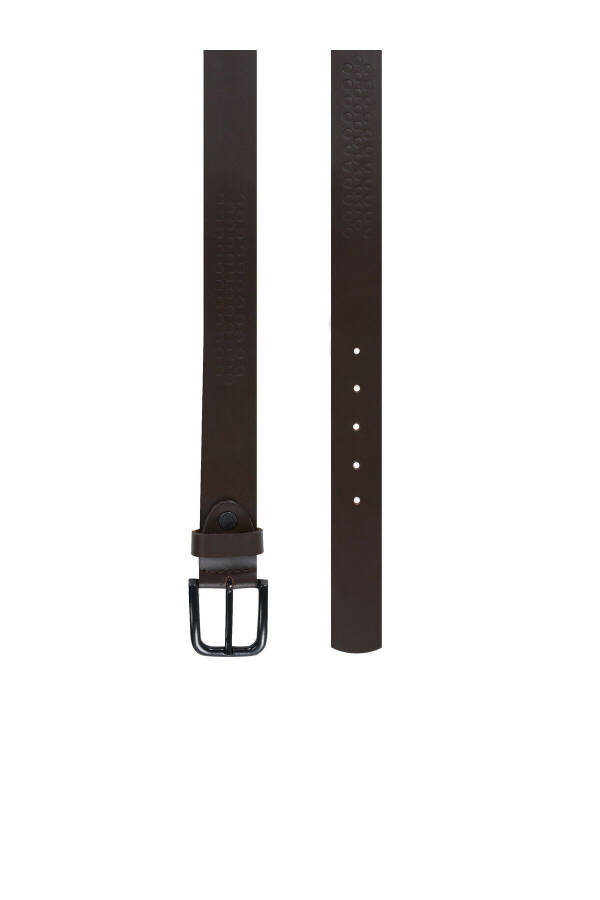 Brown men's belt - 1