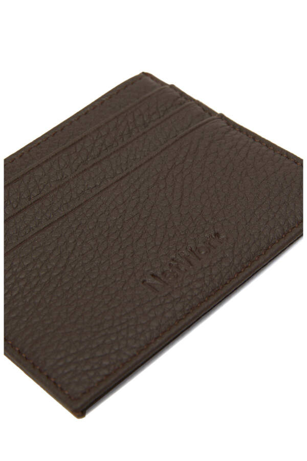 Brown Men's Leather Wallet - 6