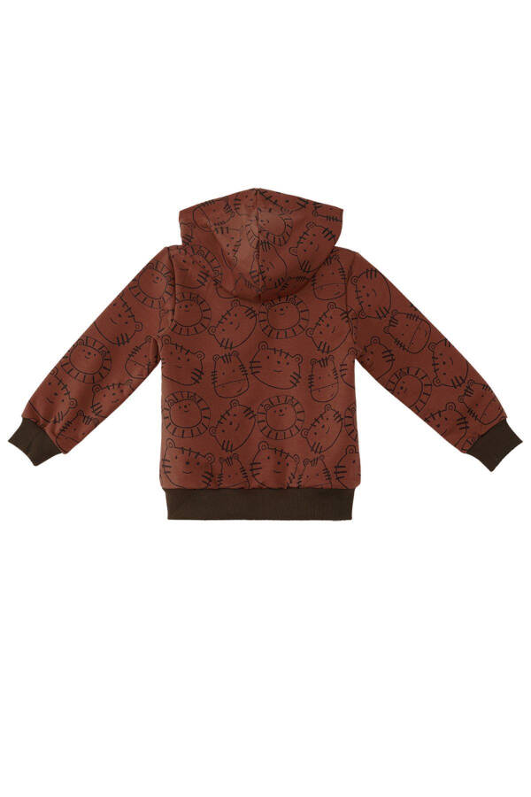 Brown sweatshirt for a baby boy - 9