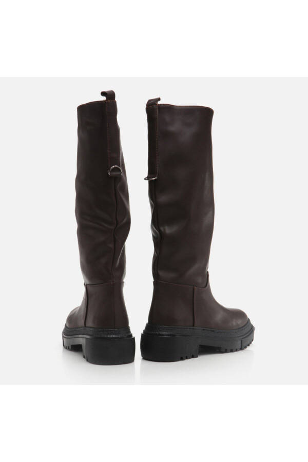 Brown women's boots - 3