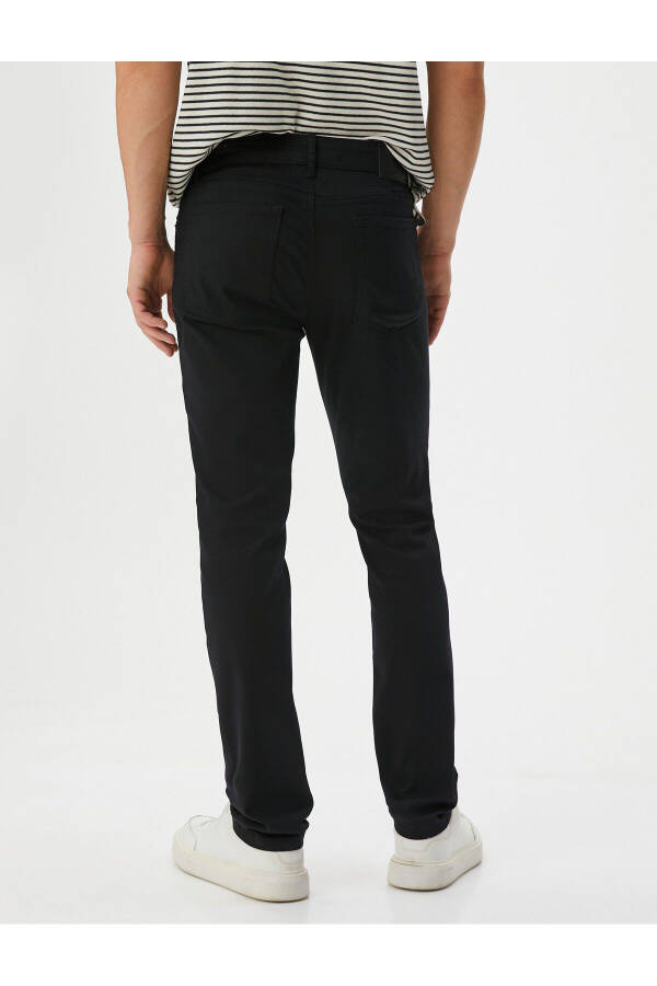 Bsc Men's Black Jean Trousers - 16