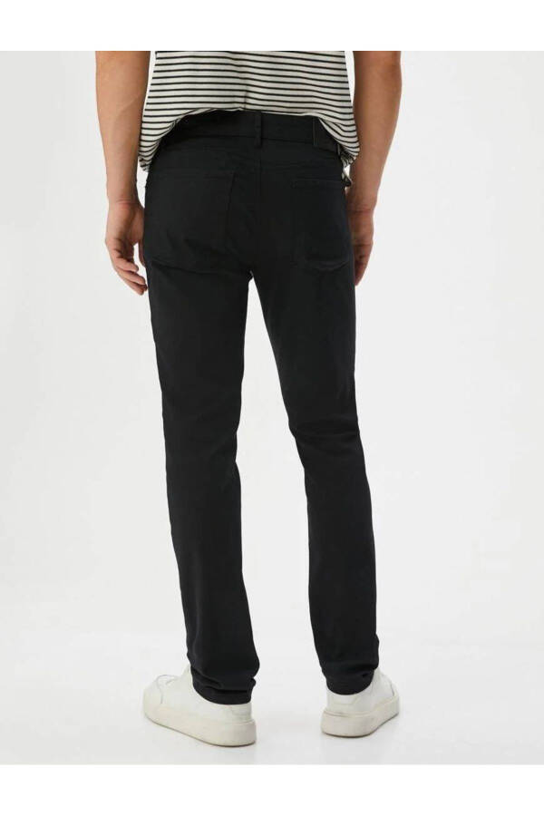 Bsc Men's Black Jean Trousers - 12