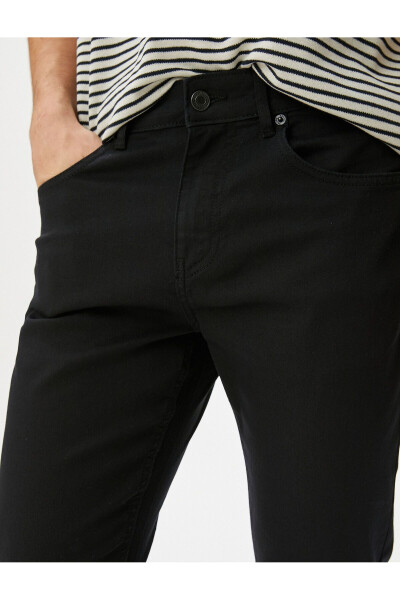 Bsc Men's Black Jean Trousers - 5