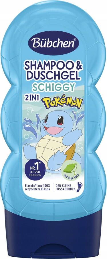 Bübchen Çocuk Şampuan&Duş Jeli 2'si 1 Arada Pokemon Schiggy 230 ml - 2