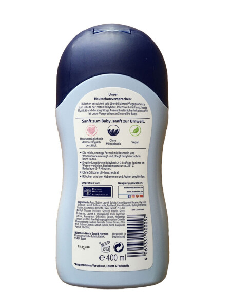 Bübchen Gentle Shampoo & Shower Cream for Newborn Sensitive Skin 400 ml - 2