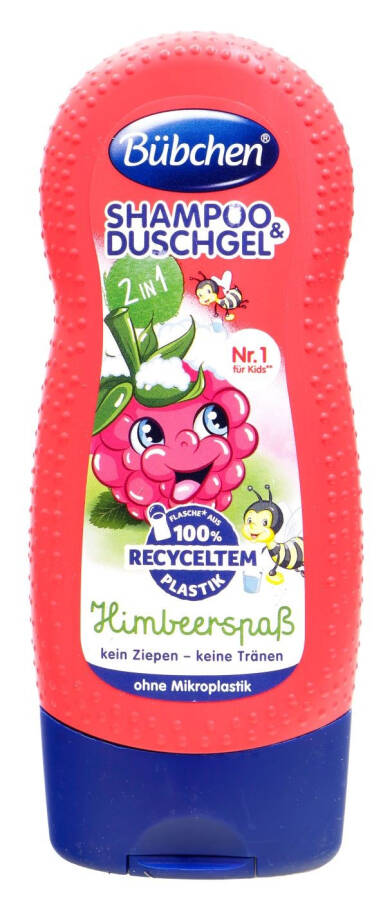 Bübchen Kids Shampoo & Shower Gel 2 in 1 Raspberry Coconut 230 ml - 1