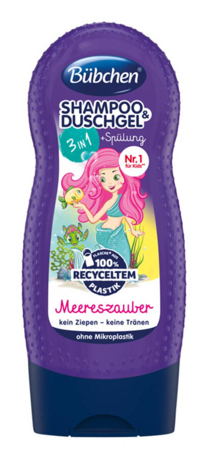 Bübchen Kids Shampoo & Shower Gel 3 in 1 Meereszauber 230 ml - 1