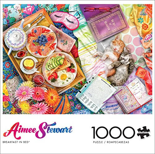 Buffalo Games - Aimee Stewart - Breakfast in Bed - 1000 Piece Jigsaw Puzzle - 2