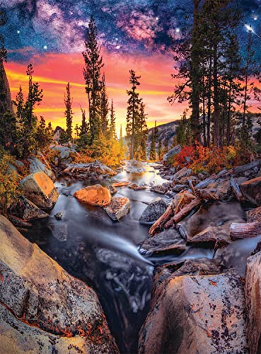 Buffalo Games - Earthpix - Forest Magic Hour - 1000 Piece Jigsaw Puzzle for Adults Challenging Puzzle Perfect for Game Nights - Finished Puzzle Size is 26.75 x 19.75 - 1