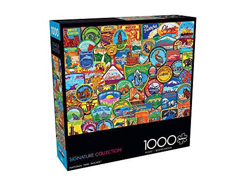 Buffalo Games - Lewis T. Johnson - National Park Patches - 1000 Piece Jigsaw Puzzle for Adults Challenging Puzzle Perfect for Game Nights - Finished Puzzle Size is 26.75 x 19.75 - 3