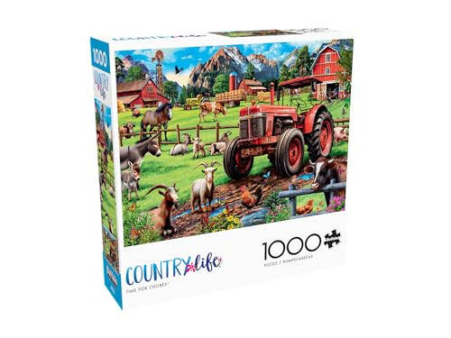 Buffalo Games - P.D. Moreno - Time for Chores - 1000 Piece Jigsaw Puzzle for Adults Challenging Puzzle Perfect for Game Nights - Finished Puzzle Size is 26.75 x 19.75 - 3