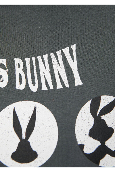 Bugs Bunny Baskılı Gri Sweatshirt 1S10026-70092 - 6