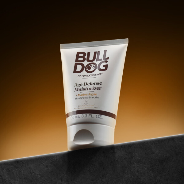 Bulldog Skincare for Men Age Defense Men's Moisturizer, 3.3oz, Nourishes & Smooths Men's Skin - 3