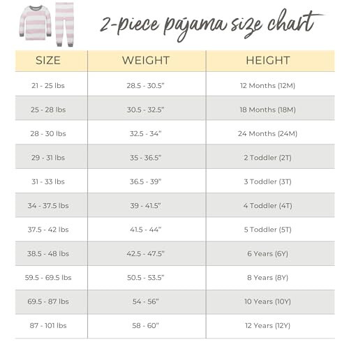 Burt's Bees Baby Baby Girls' Pajamas, Tee and Pant 2-Piece Pj Set, 100% Organic Cotton - 30