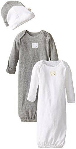 Burt's Bees Baby Baby Girls' Sleeper Gown & Hat Set, One Size, 0-6 Months, 100% Organic Cotton - 30