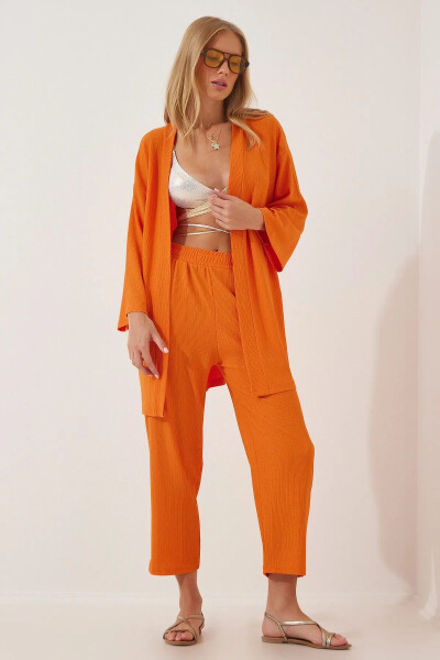 Burumcuk Kimono Pants Suit - 4