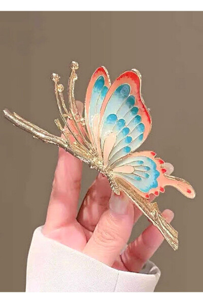 Butterfly Metal Buckle Clasp 11 Cm. - 4