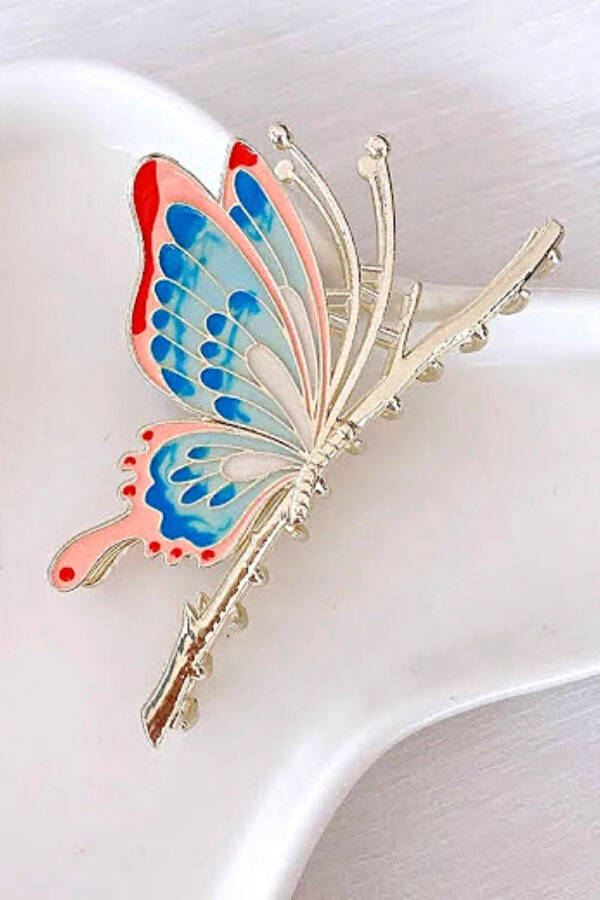 Butterfly Metal Buckle Clasp 11 Cm. - 6