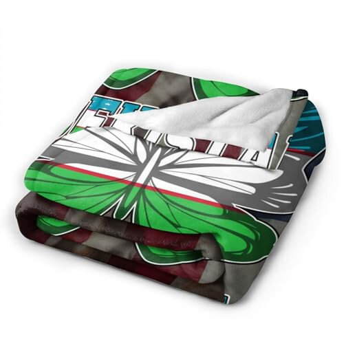 Butterfly Uzbekistan Uzbekistan Flag Throw Blanket 50X40in Warm Super Soft Flannel Blankets for Bed Sofa Great Gift4 - 3