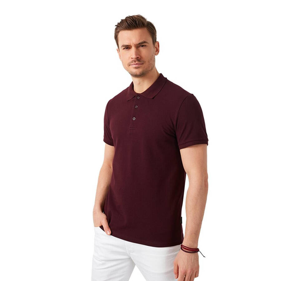 Buttoned Regular Fit Polo T-Shirt 5902127 - 15