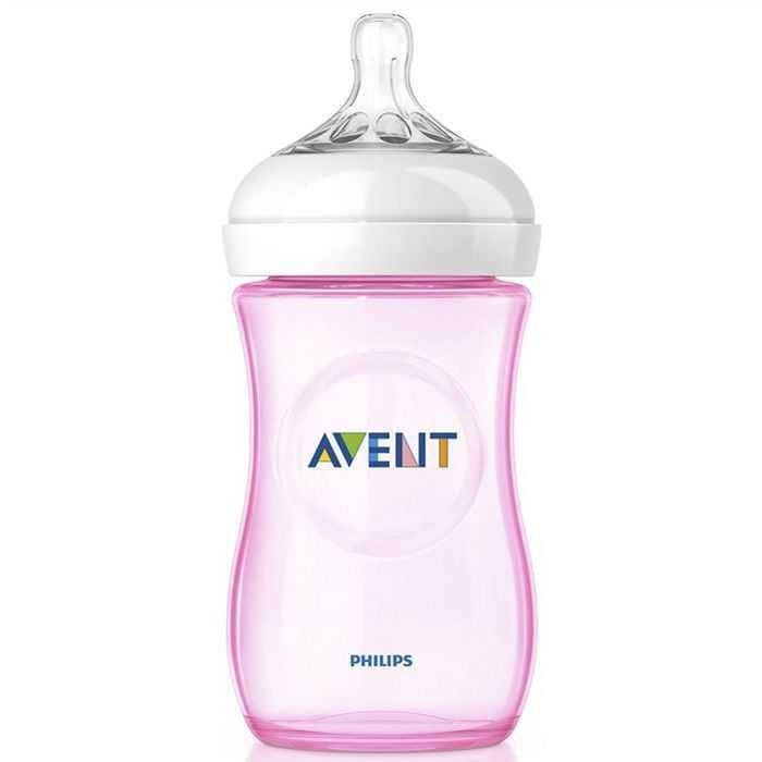 Бутылочка Avent Natural PP 260 мл - Розовая 8710103875970 - 1