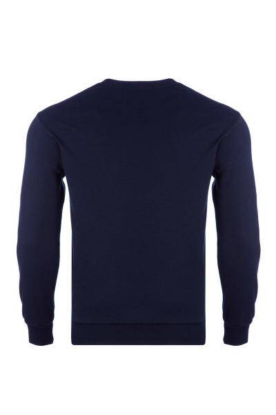 Büyük Beden Klasik Kalıp Bisiklet Yaka Sweatshirt - 4